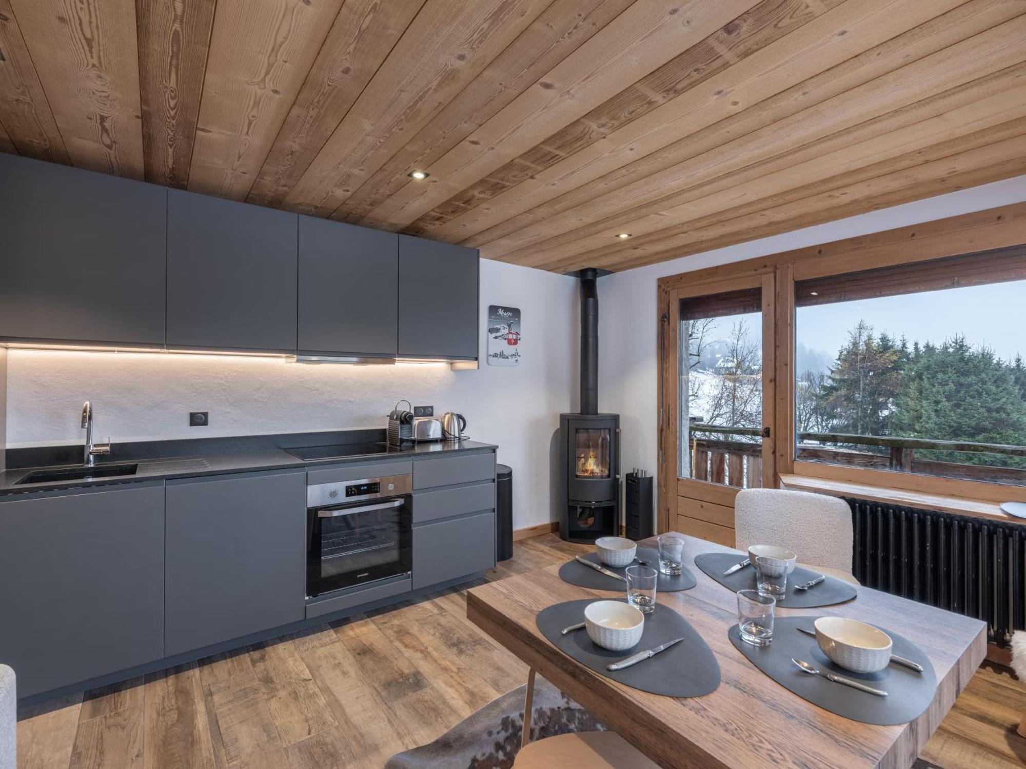 Chalet " Jeane " Proche Centre Megeve Exterior photo